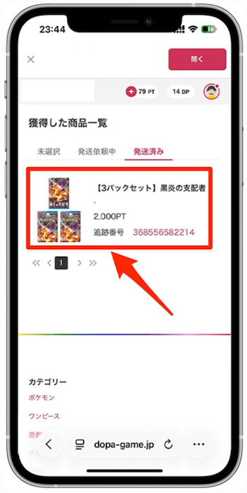 DOPA発送11